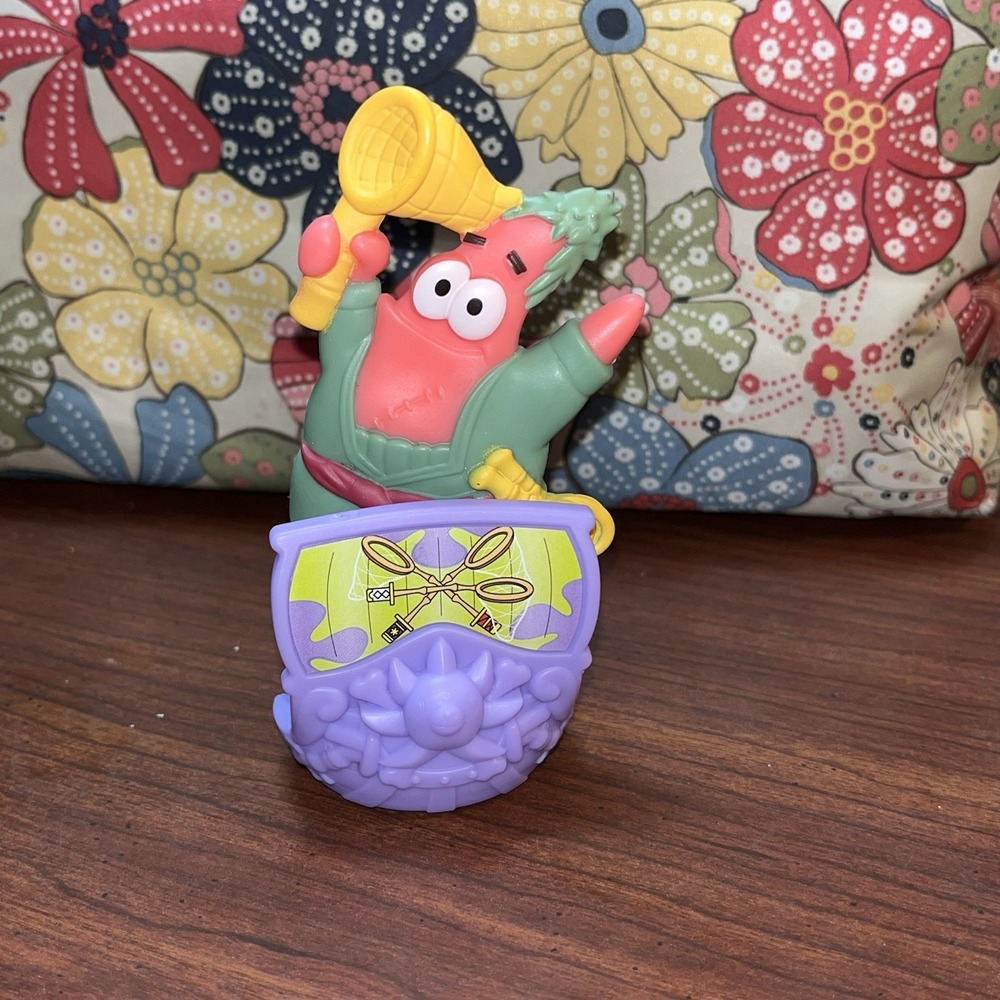2026 Mc Donald's SpongeBob and oncepiece Colaboration Patrick X Zoro figure #4